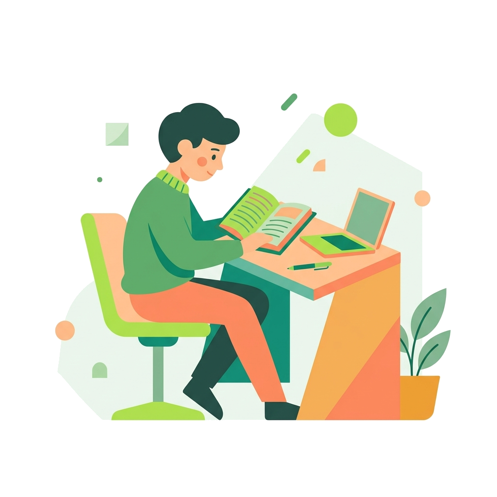 Student studying with tutor - beautifully transparent